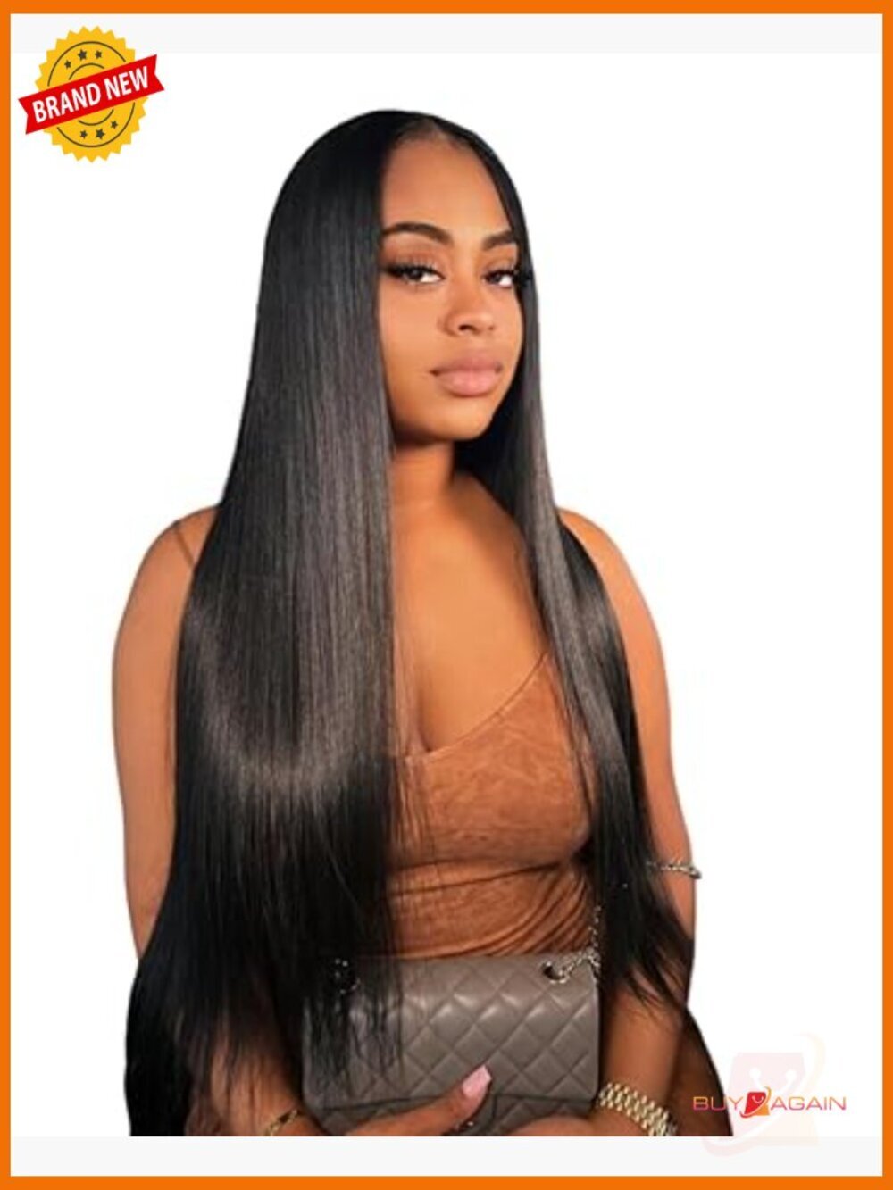 Straight Lace Front Wig 200% Density Human Hair Glueless 13x4